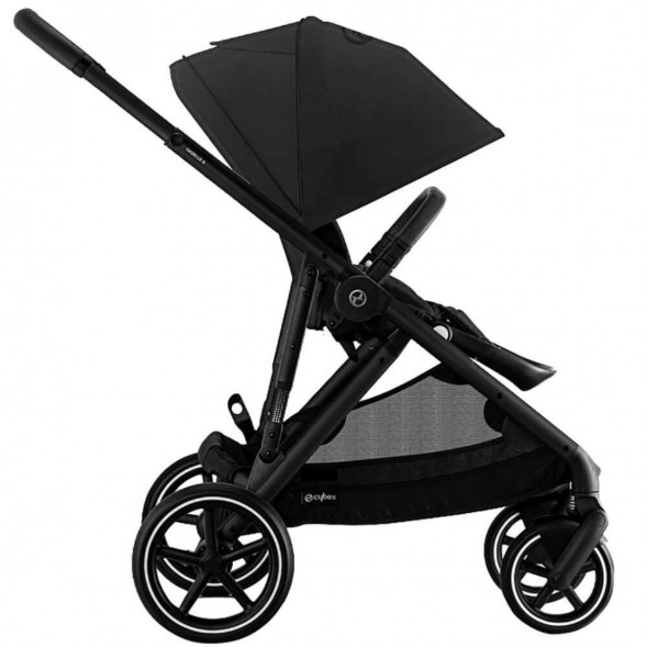 Детская коляска Cybex Gazelle S BLK Moon Black с корзиной и дождевиком в Рязани