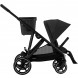 Детская коляска Cybex Gazelle S BLK Moon Black с корзиной и дождевиком в Рязани
