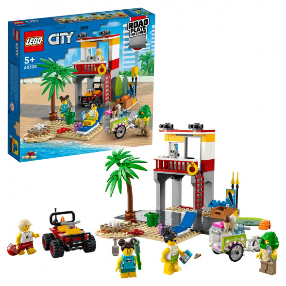 Конструктор LEGO City 60328 Пост спасателей на пляже в Рязани