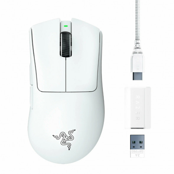 Мышь беспроводная/проводная Razer Deathadder V3 Pro [RZ01-04630200-R3G1] белый в Рязани