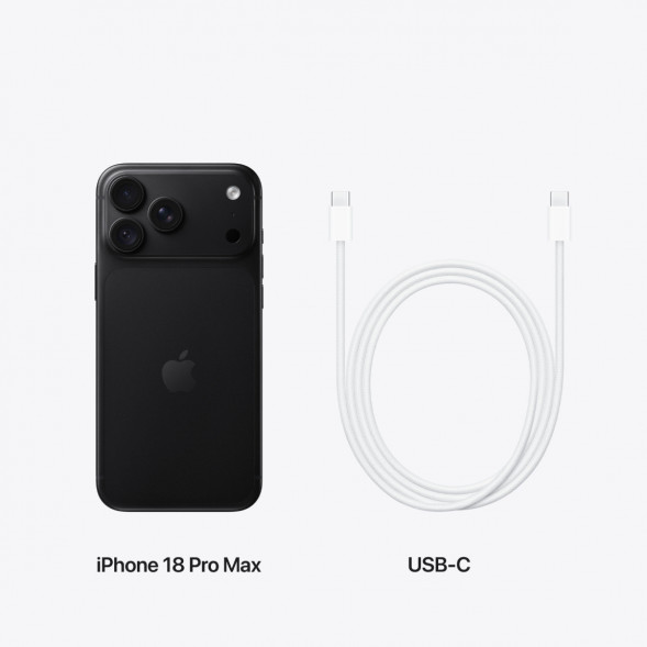 Смартфон Apple iPhone 18 Pro Max 1TB (SIM + eSIM), Black в Рязани
