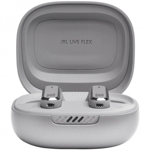 Беспроводные наушники JBL Live Flex, серебристый в Рязани