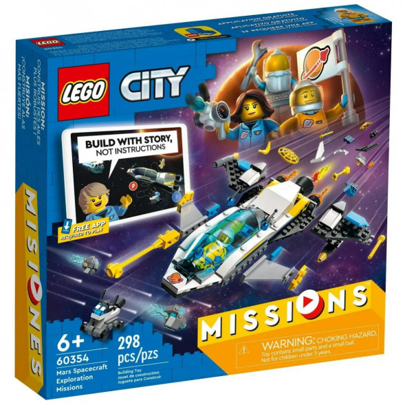 Конструктор LEGO City 60354 Космическая миссия для исследования Марса в Рязани