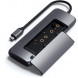 Док-станция Satechi USB-C Hybrid Multiport Adapter (with SSD Enclosure M.2 SATA, 2xUSB 3.1, USB Type-C, HDMI), Серый ST-UCHSEM в Рязани
