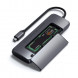 Док-станция Satechi USB-C Hybrid Multiport Adapter (with SSD Enclosure M.2 SATA, 2xUSB 3.1, USB Type-C, HDMI), Серый ST-UCHSEM в Рязани