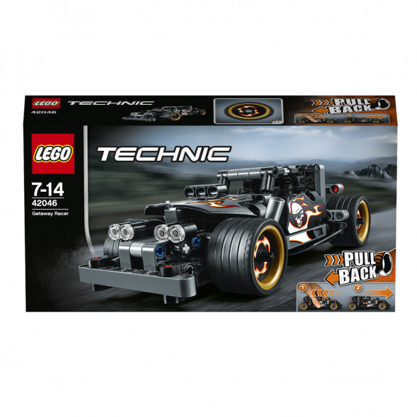 Конструктор LEGO Technic 42046 Гоночный автомобиль для побега в Рязани