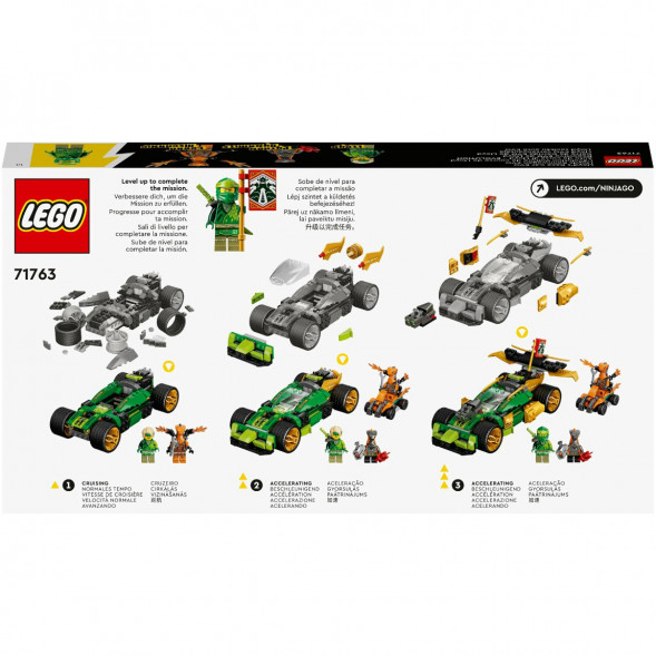 Конструктор LEGO Ninjago 71763 Гоночный автомобиль ЭВО Ллойда в Рязани