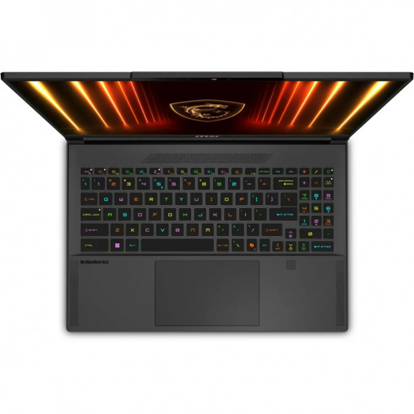 Ноутбук игровой MSI Stealth 16 AI A2HWFG-086XRU (16&amp;quot;, Intel Core Ultra 7, 32ГБ, 1ТБ SSD, RTX 5060, FreeDOS), черный в Рязани