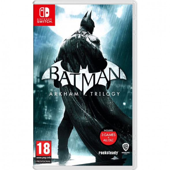 Игра Batman: Arkham Trilogy [Nintendo Switch, русские субтитры] в Рязани