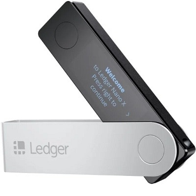 Аппаратный криптокошелек Ledger Nano X , черный в Рязани