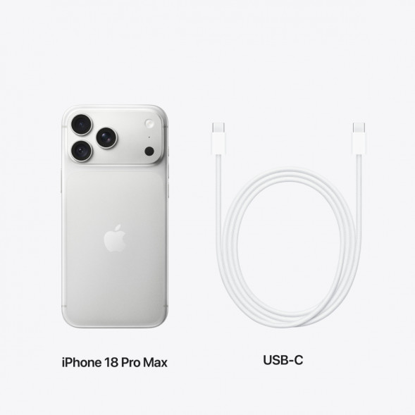 Смартфон Apple iPhone 18 Pro Max 2TB (SIM + eSIM), Silver в Рязани
