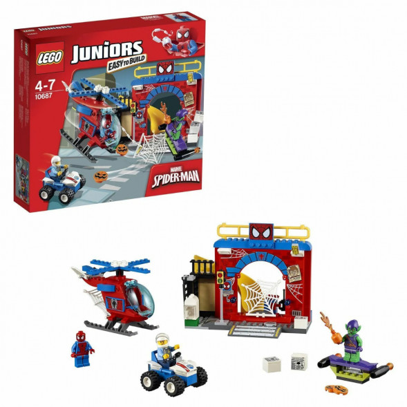 Конструктор LEGO Juniors 10687 Убежище Человека-паука в Рязани