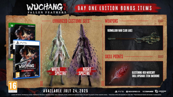 Игра Wuchang: Fallen Feathers. Day One Edition [PS5, русские субтитры] в Рязани