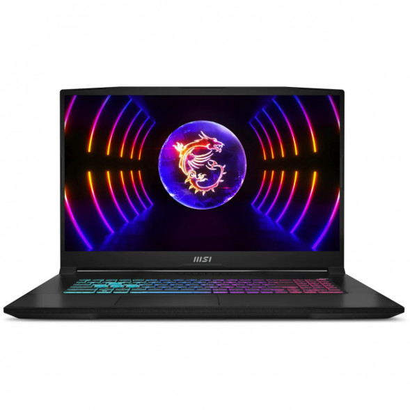 Ноутбук MSI Katana 17 B13VEK-1622XRUY (17.3&amp;quot;, IPS, Intel Core i7 13620H 2.4ГГц, 10 ядер, 16ГБ DDR5, 512ГБ SSD, NVIDIA GeForce RTX 4050 - 6 ГБ, FreeDOS), черный в Рязани