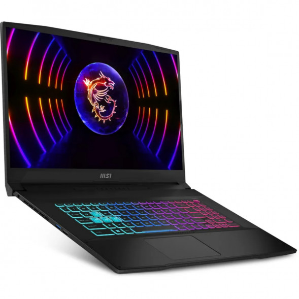 Ноутбук MSI Katana 17 B13VEK-1622XRUY (17.3&amp;quot;, IPS, Intel Core i7 13620H 2.4ГГц, 10 ядер, 16ГБ DDR5, 512ГБ SSD, NVIDIA GeForce RTX 4050 - 6 ГБ, FreeDOS), черный в Рязани