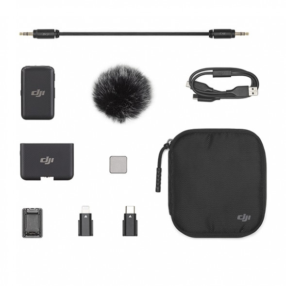 Комплект беспроводных микрофонов DJI MIC (1TX + 1RX), черный в Рязани