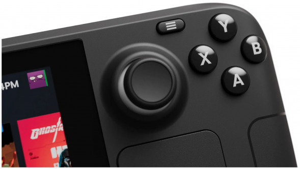 Игровая приставка Valve Steam Deck 64 ГБ SSD, черный в Рязани