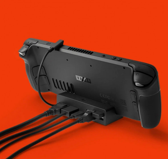 Игровая приставка Valve Steam Deck 64 ГБ SSD, черный в Рязани