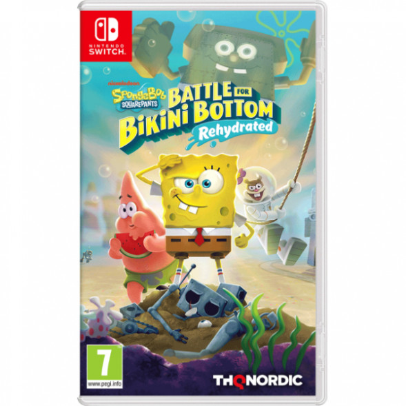 Игра SpongeBob SquarePants: Battle for Bikini Bottom - Rehydrated [Nintendo Switch, русские субтитры] в Рязани