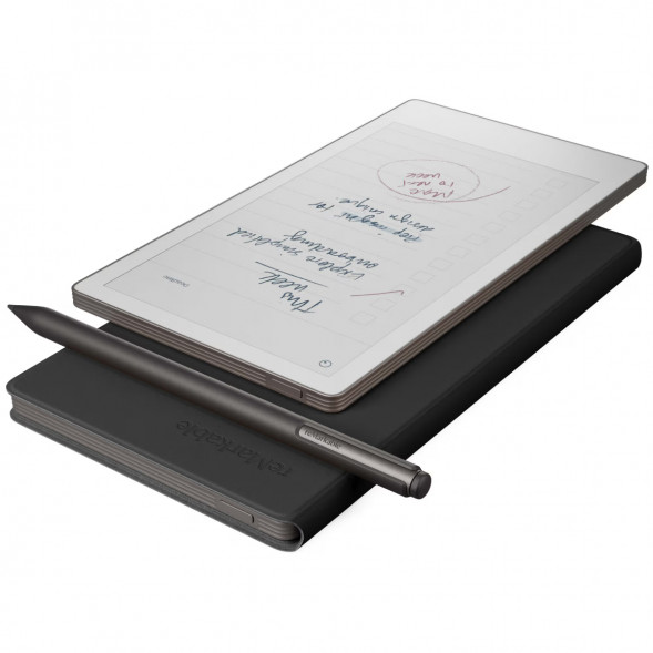 Графический планшет reMarkable Paper Pro Move + Стилус MarkerPlus + Чехол BookFolio Premium Leather, Black в Рязани