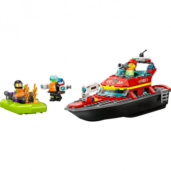Конструктор LEGO City 60373 &amp;quot;Пожарно-спасательная лодка&amp;quot;, 144 деталей в Рязани