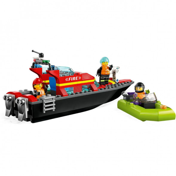 Конструктор LEGO City 60373 &amp;quot;Пожарно-спасательная лодка&amp;quot;, 144 деталей в Рязани