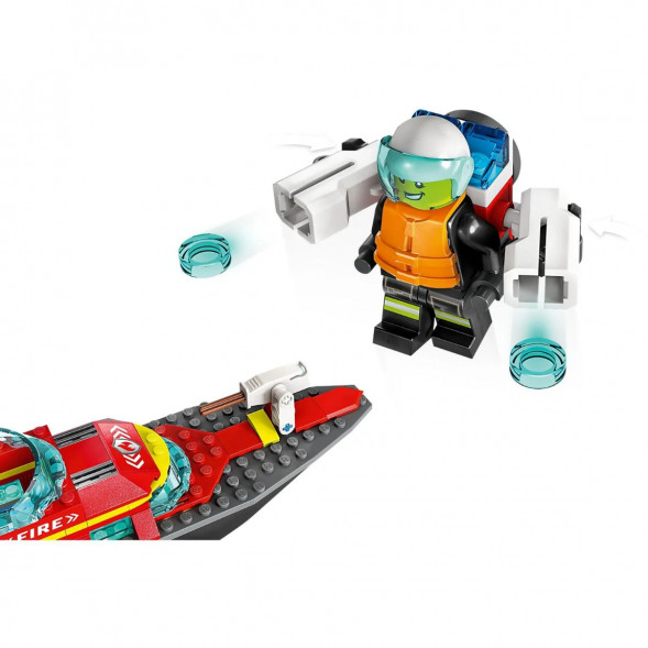 Конструктор LEGO City 60373 &amp;quot;Пожарно-спасательная лодка&amp;quot;, 144 деталей в Рязани