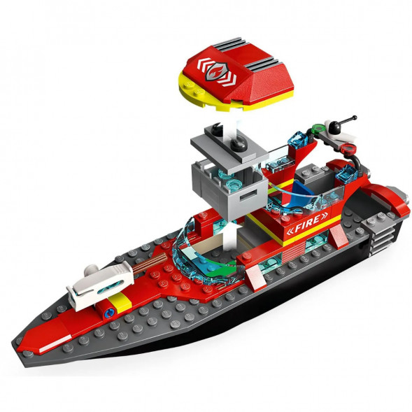 Конструктор LEGO City 60373 &amp;quot;Пожарно-спасательная лодка&amp;quot;, 144 деталей в Рязани