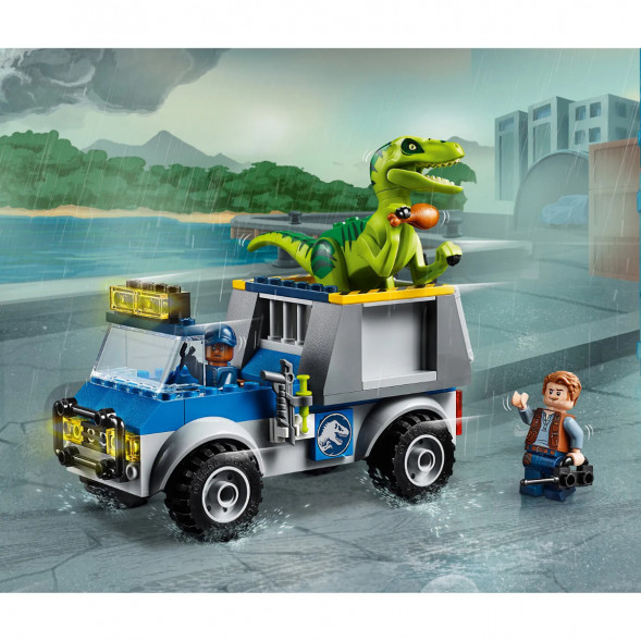 Конструктор LEGO Juniors 10757 Грузовик спасателей для перевозки раптора в Рязани